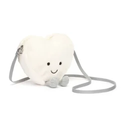 Amuseables Cream Heart Bag