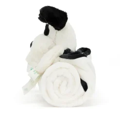 Bashful Black & Cream Puppy Blankie