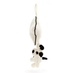 Bashful Black & Cream Puppy Musical Pull