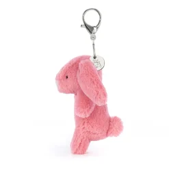 Bashful Bunny Pink Bag Charm