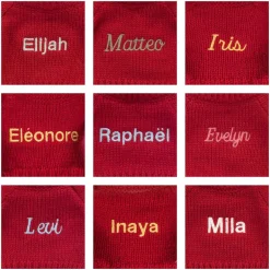 Bashful Luxe Bunny Rosa with Personalised Red Jumper