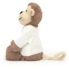 Bashful Monkey with Personalised Cream Jumper
