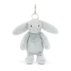 Bashful Silver Bunny Bag Charm