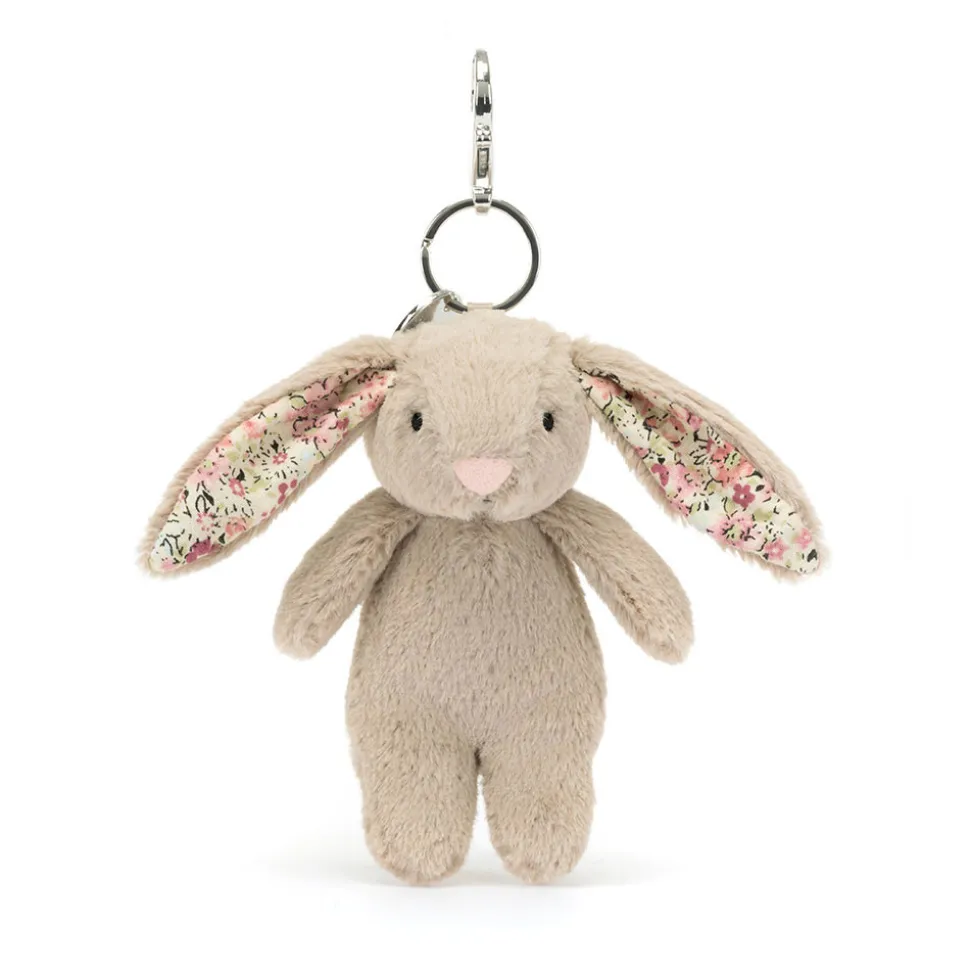 Blossom Beige Bunny Bag Charm