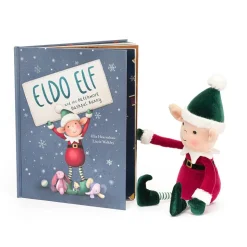 Eldo Elf and the Patchwork Bashful Bunny Book and Eldo Elf