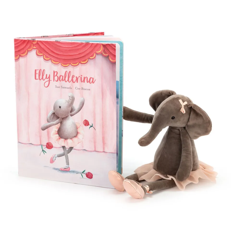 Elly Ballerina Book and Dancing Darcey Elephant