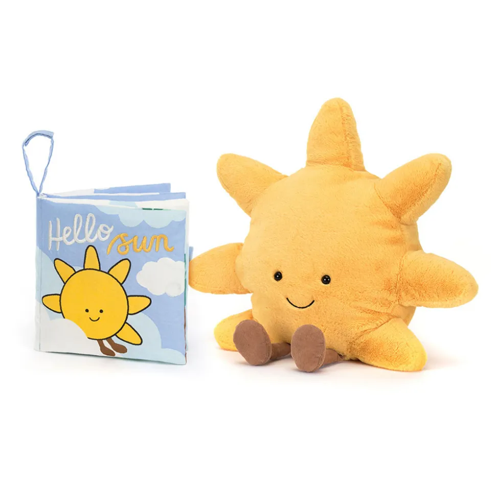 Hello Sun Fabric Book and Amuseables Sun Medium