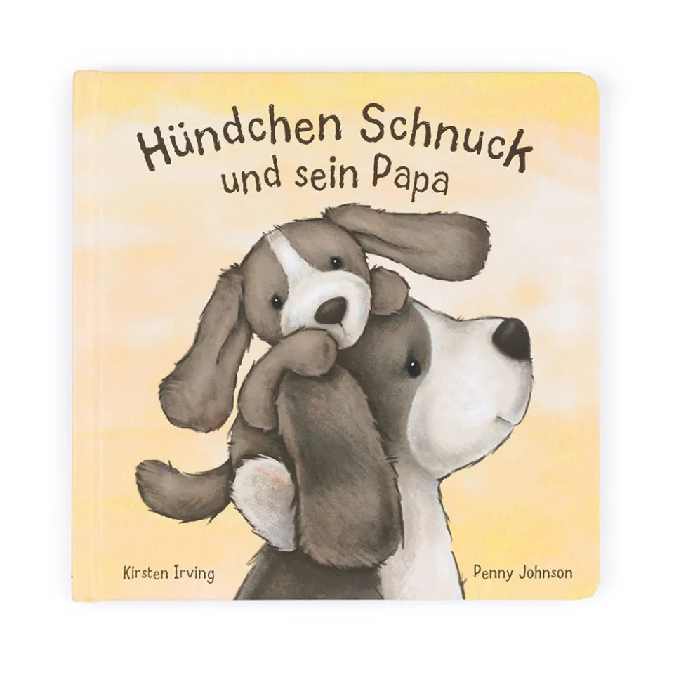 Hundchen Schnuck Und Sein Papa Buch and Bashful Fudge Puppy Medium
