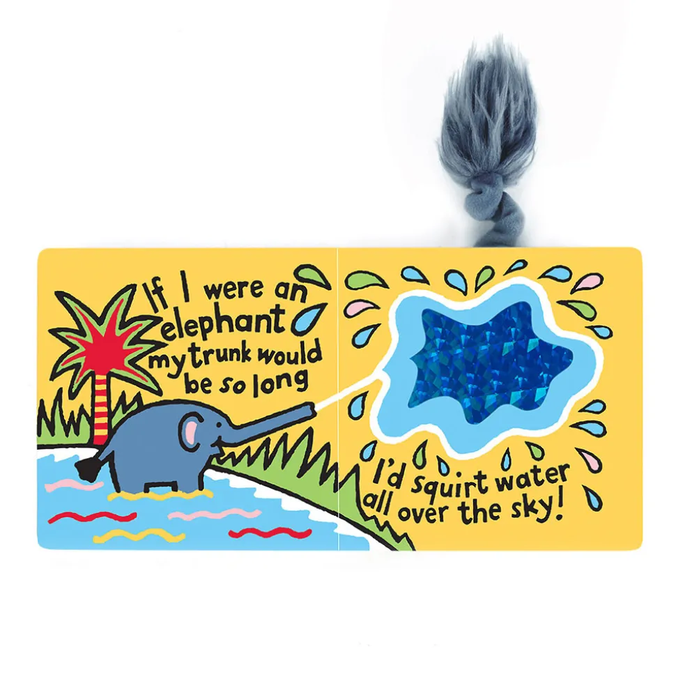 If I Were An Elephant Board Book and Fuddlewuddle Elephant Medium