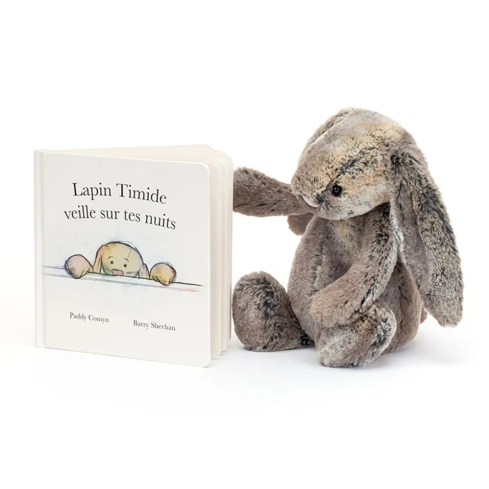 Lapin Timide Veille Sur Tes Nuits and Bashful Cottontail Bunny Medium