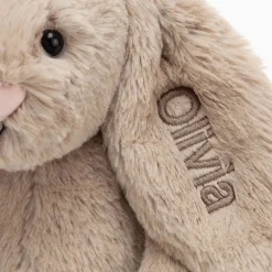 Personalised Bashful Beige Bunny Medium