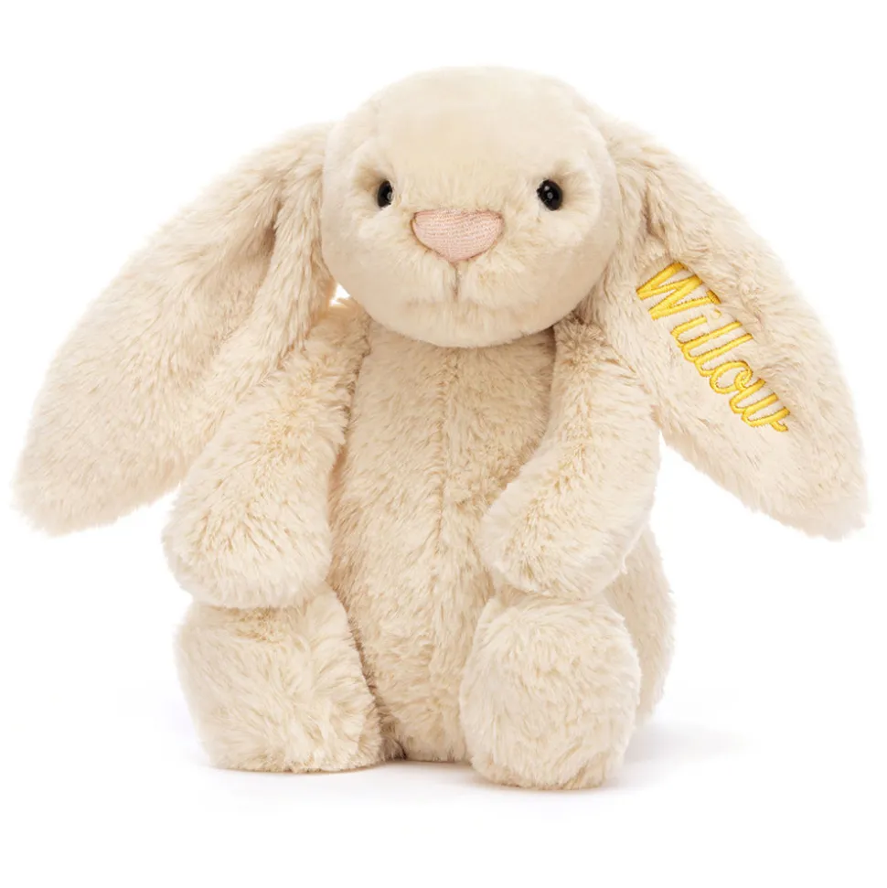 Personalised Bashful Luxe Bunny Willow Medium