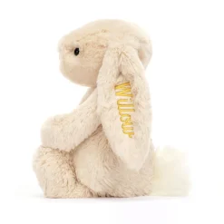 Personalised Bashful Luxe Bunny Willow Medium