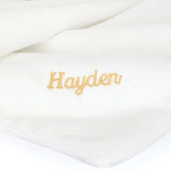 Personalised Bashful Luxe Bunny Luna Blankie