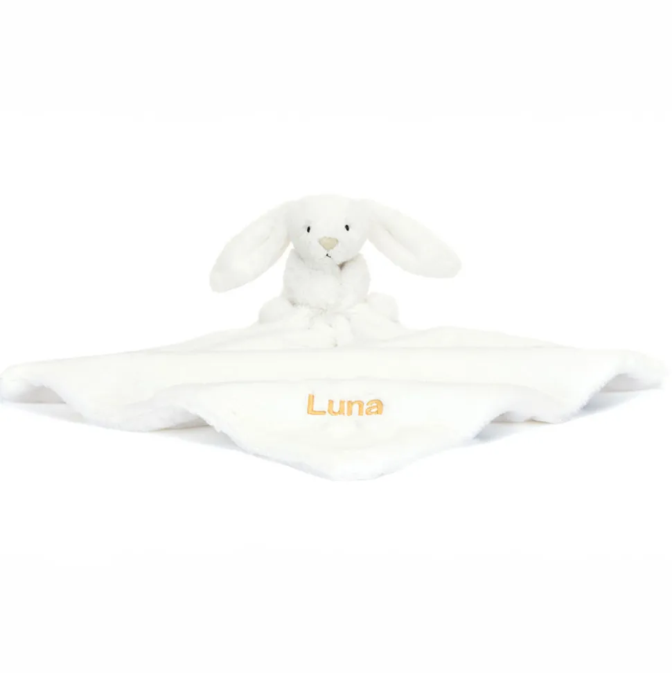 Personalised Bashful Luxe Bunny Luna Soother