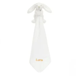 Personalised Bashful Luxe Bunny Luna Soother