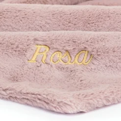 Personalised Bashful Luxe Bunny Rosa Soother