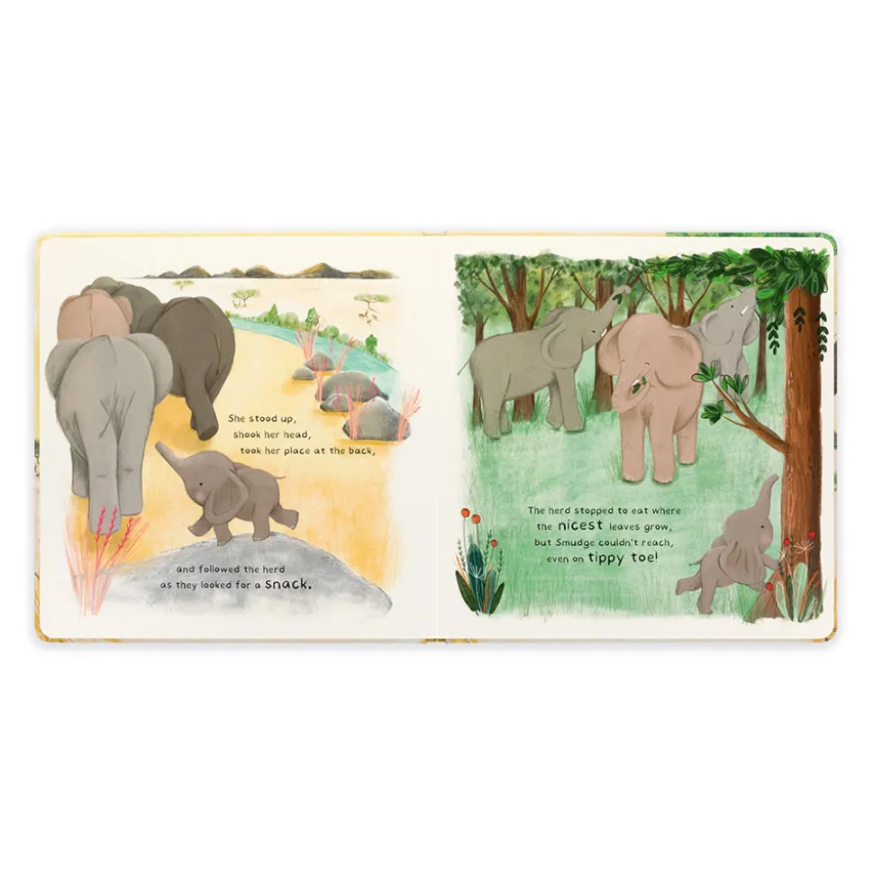 Smudge the Littlest Elephant Book and Smudge Elephant Medium