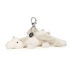 Snow Dragon Bag Charm