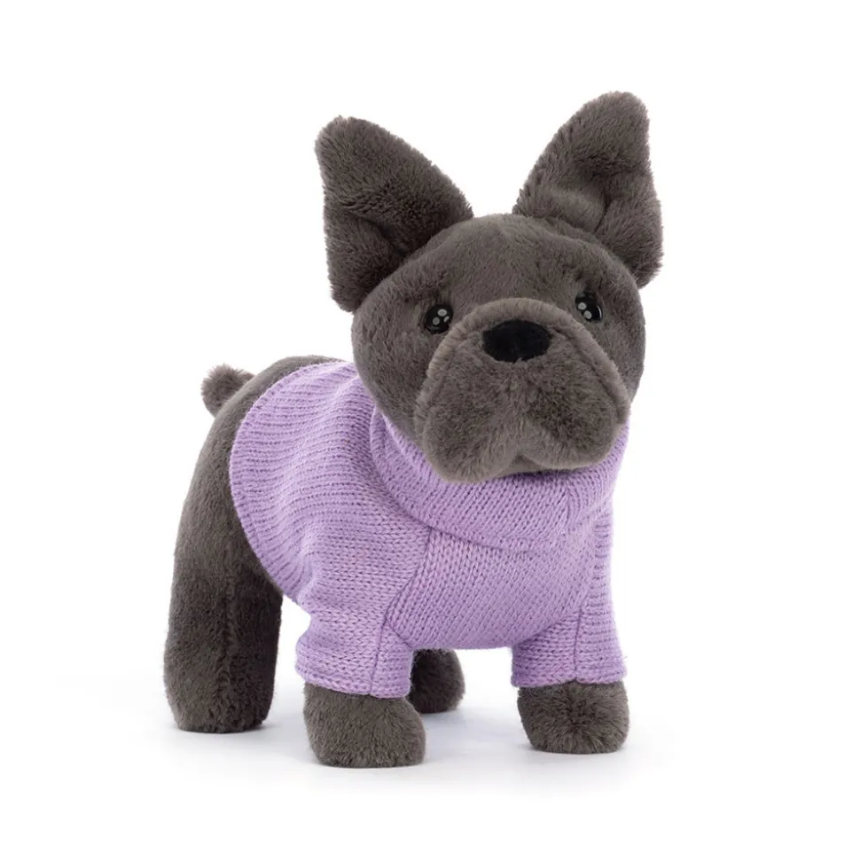 Sweater French Bulldog Purple