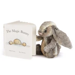 The Magic Bunny Book and Bashful Cottontail Bunny Medium
